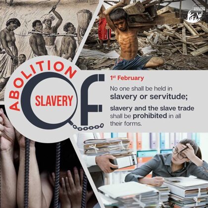 ABOLITION OF SLAVERY 