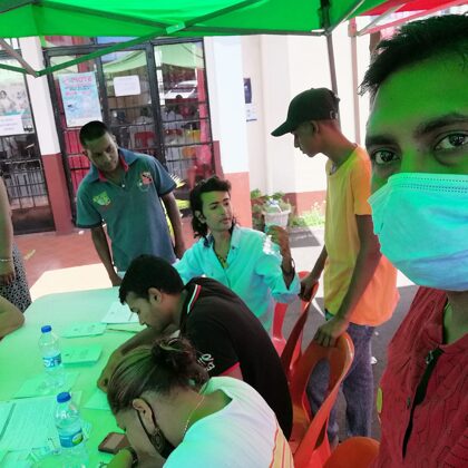 COVID 19 VACCINATION CAMPAIGN AT BRAMSTHAN SOCIAL WELFARE CENTRE