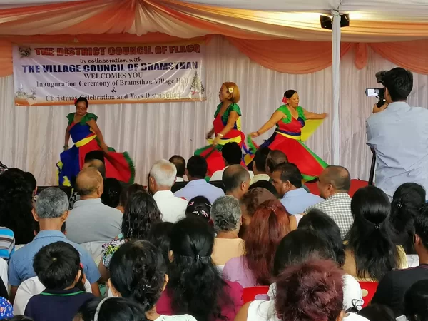 SEGA PERFORMANCE ON BRAMSTHAN NEW VILLAGE HALL OPENING  CEREMONY 